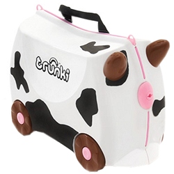 Trunki Frieda the cow lightweight childrens luggage