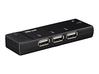 EasyConnect 4 Port USB2 Mini Hub HU-4445p - hub - 4 po