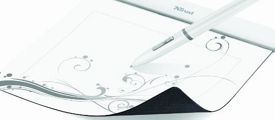 Trust Flex Ultra-Thin Design 6 x 4.6 inch Tablet with Ergonomic Wireless Pen