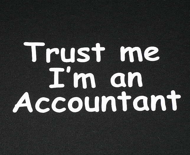 trust me Iand#39;m an Accountant T Shirt - EX Large