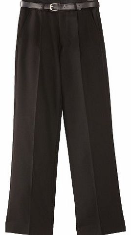 Trutex Limited Boys Single Plain Trousers, Black, 11 Years (Manufacturer Size: 26R)