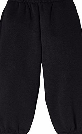 Trutex Limited Unisex Jogging Plain Sports Trousers, Black, 5-6 Years (Manufacturer Size: 18`` Leg)