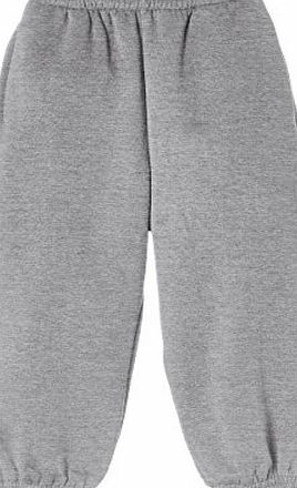 Trutex Limited Unisex Jogging Plain Sports Trousers, Marl Grey, 7-8 Years (Manufacturer Size: 20.5`` Leg)