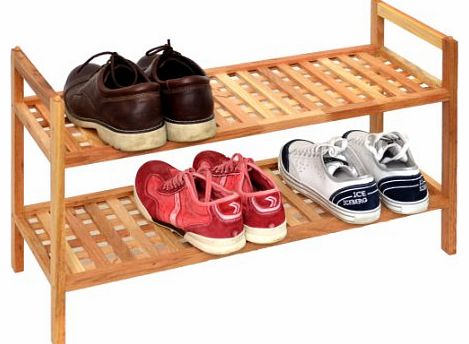 ts-ideen Shelf for shoes bathroom floor shelf width 69 cm made of walnut solid wood