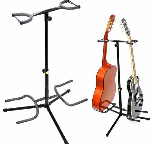 ts-ideen  Double Guitar Stand for Acoustic / Electric / Bass Guitars