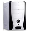 TSUNAMI MACASE VIRGO II WHITE 350W P4 READY MIDI TOWER