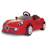 Licensed Alfa 8C 6V Ride on Kids Electric battery powered Outdoor Car