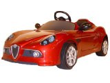 Official Licensed Alfa 8C Kids Ride on Outdoor Pedal Car