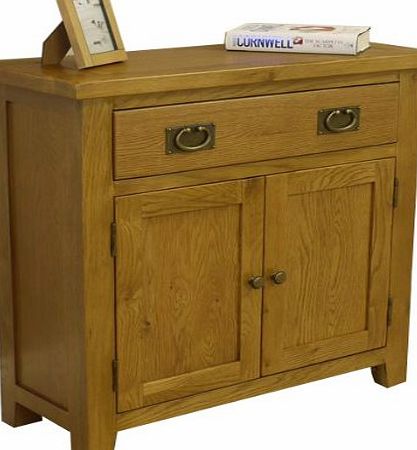 TUCAN OAK TUCAN RUSTIC MINI OAK SIDEBOARD / 2 DOOR 1 DRAWER DRESSER CUPBOARD CABINET UNIT