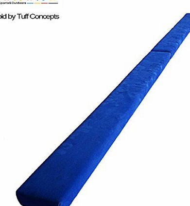 Tuff Concepts Gymnastics Folding Balance Beam Practice Bar for Home Gym Training (Blue)