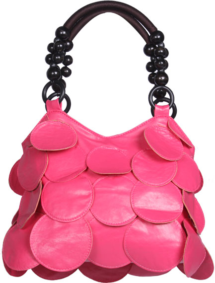 tulip layer shopper bag pink