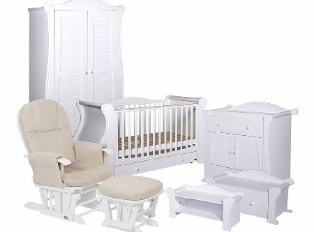 Marie White 7 Piece Roomset