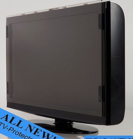 46 inch TV-ProtectorTM Stylish Design Clear Anti UV TV Screen Protector LCD LED Plasma HDTV Wii Child Proof Safe