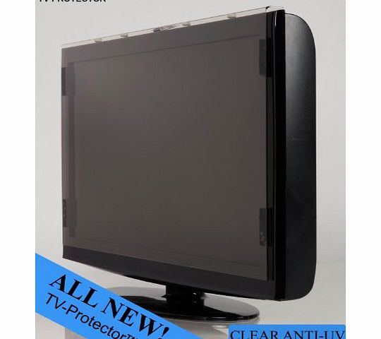 47 48 inch TV-ProtectorTM Stylish Design Clear Anti UV TV Screen Protector LCD LED Plasma HDTV Wii Child Proof Safe