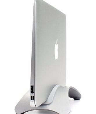 Twelve South Apple MacBook Air Book Arc Stand, Silver, Rubber Fee By Twelve South - Compatibel for All Macbook Air