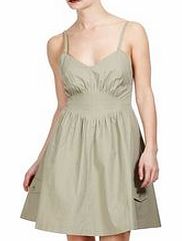 Flora army green dress