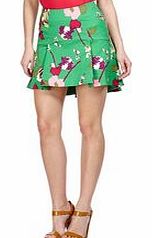 Twenty8Twelve Mindy green sateen skirt