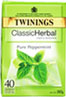 Twinings Pure Peppermint Herbal Tea Bags (40)