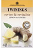 Twinings Revive and Revitalise Lemon and Ginger