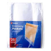 A4 Economy Punched Pockets