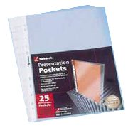 A4 Presentation Punched Pockets