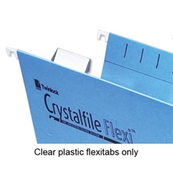 Crystalfile Flexifile Tabs Plastic