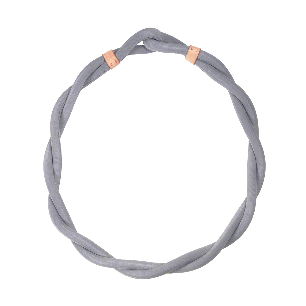 Twist Necklace - Grey