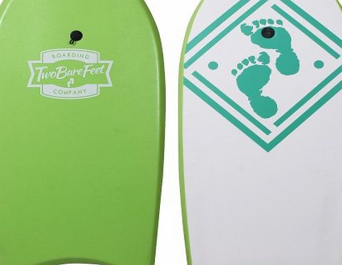 Two Bare Feet 42`` (106cm) Slick Board Bodyboard XPE   EVA Core Includes Wrist/Ankle Strap by Two Bare Feet (IXPE 