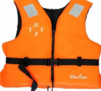 Two Bare Feet TBF 50N Bouyancy Aid (Hi Vis Orange) Vest Life Jacket (XL 90kg plus)