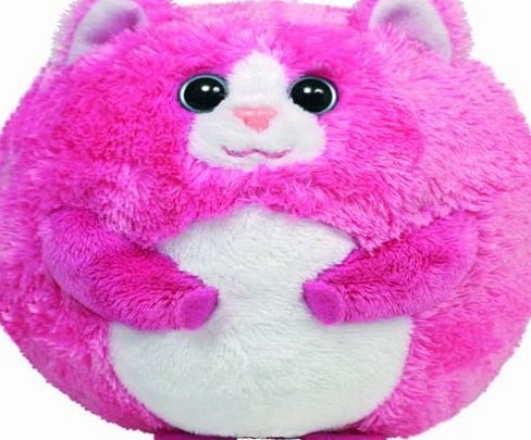 Ty Beanie Ballz 7138006 Cat Soft Ball Toy Tumbles Ball 12 cm Pink