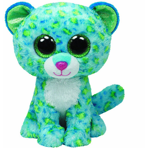 TY Beanie Boos - Leona the Blue Leopard Soft Toy