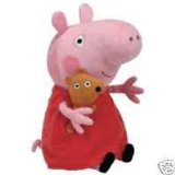 TY UK Ltd Peppa Pig TY Beanie Buddy, plush toys (Aproximately 12` tall)