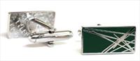 Green Diffusion Cufflinks by