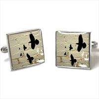 Tyler and Tyler White Brick Eagle Cufflinks by