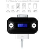 U-Bop Accessories U-Bop FM-tune Transmitter with Integrated Blue LCD Screen (Black) For Apple iPhone 4gb , 8gb , 16gb 