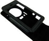 U-Bop Accessories U-Bop Neo-ORBIT Leather Case For LG Viewty KU990 (Black)