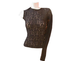 U.R.C.A One sleeve lace top