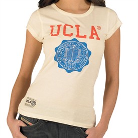 Womens May UCLA And Seal T-Shirt Ecru