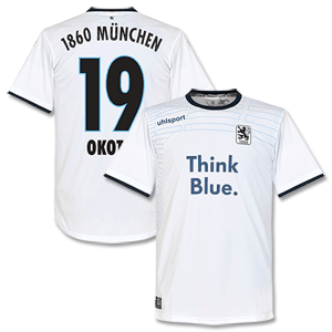 1860 Munich Away Okotie 19 Shirt 2014 2015 (Fan