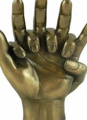UKM Gifts HANDS ENTWINED Bronzed Sculpture, Lovers, Engagement, Wedding or Anniversary