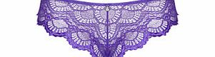 The One purple lace Brazilian brief