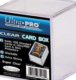 Ultra Pro Sliding Storage Box for up to 100 Cards (Clear)