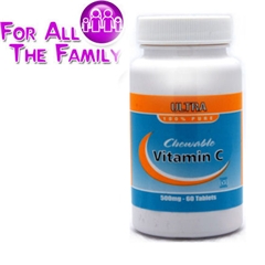 Vitamin C 500mg  - 60 Chewable Tablets