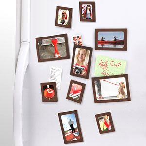 Cling 10 Piece Magnetic Photo Frame Set