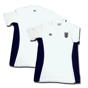 00-01 England Panel Polo - white