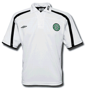 01-02 Celtic Polo shirt - white