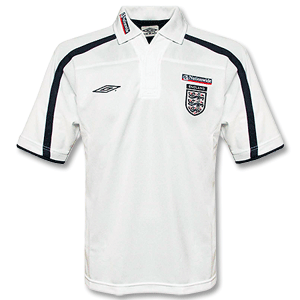 01-02 England Polo - White