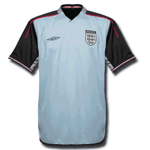 02-03 England Away S/S Goalkeeper shirt