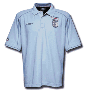 02-03 England Polo shirt - sky