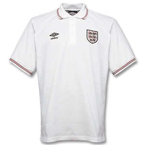03-04 England Retro Polo - white